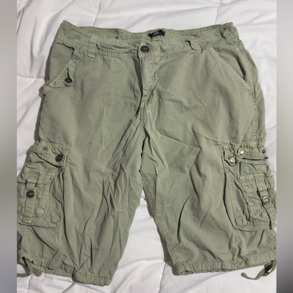 🍀 Benjamin Black • BB• mint green cargo shorts